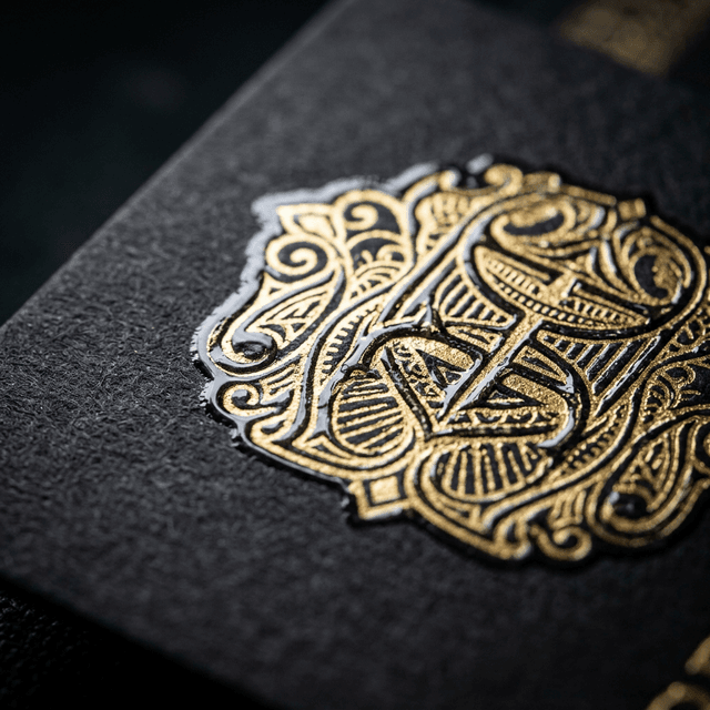 Macro detail of 3D Spot UV texture and digital foiling on luxury print packaging